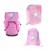 Tinka - School Backpack 22L + Gymbag 34x45cm + Pencil Case Triple - Unicorn Pink (Bundle ) - Toys