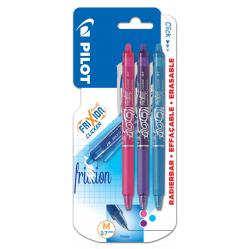 Pilot - FriXion Clicker 0.7 – (Pack of 3) - Office and School Supplies