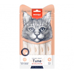 wanpy - Wanpy Cat Creamy Lickable Treat - Tuna & Salmon 70g (5x14g) - 70g (5x14g) - Pet Supplies