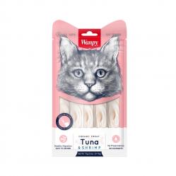 wanpy - Wanpy Cat Creamy Lickable Treat - Tuna & Shrimp 70g (5x14g) - 70g (5x14g) - Pet Supplies