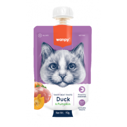 wanpy - Wanpy Cat Tasty Meat Paste - Duck & Pumpkin 90g - 90g - Pet Supplies