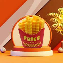 Mad Monkey - Shutter Clips "French Fries" - Home and Kitchen