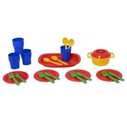 PLASTO - Dinner set - 23 parts (2969000) - Toys
