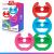Oniverse Nsw2 Pack Of 4 Racing Wheel Controller Holders - Nintendo Switch 2
