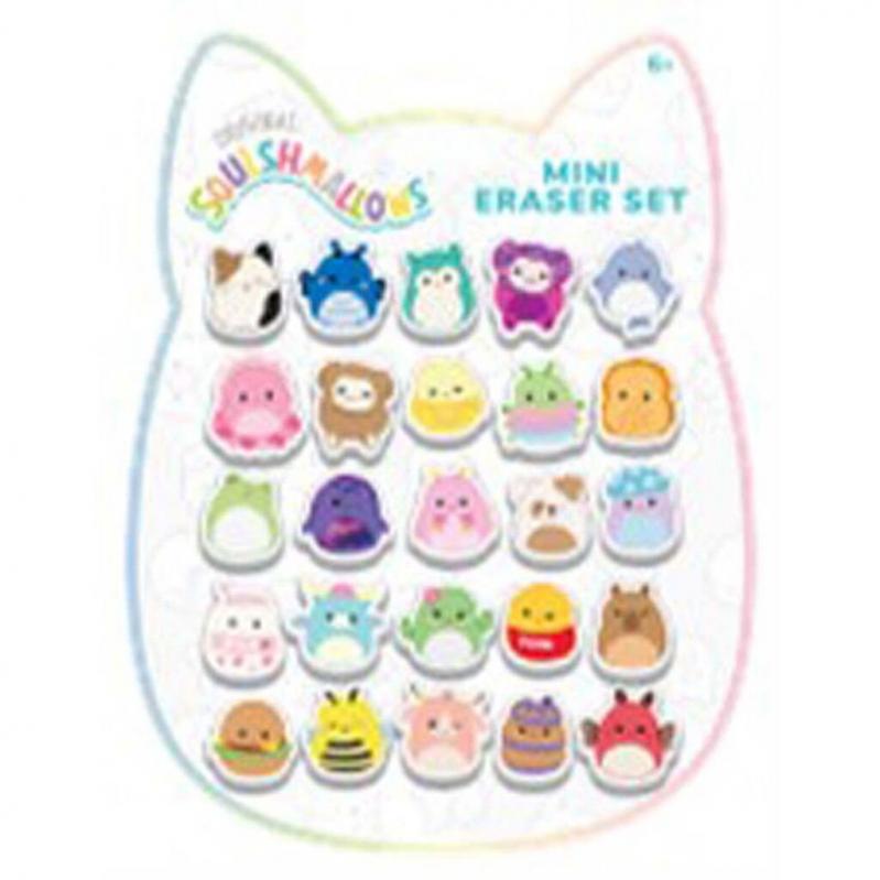 Squishmallows - Eraser Set 25 Pcs - (333-231675) - Toys