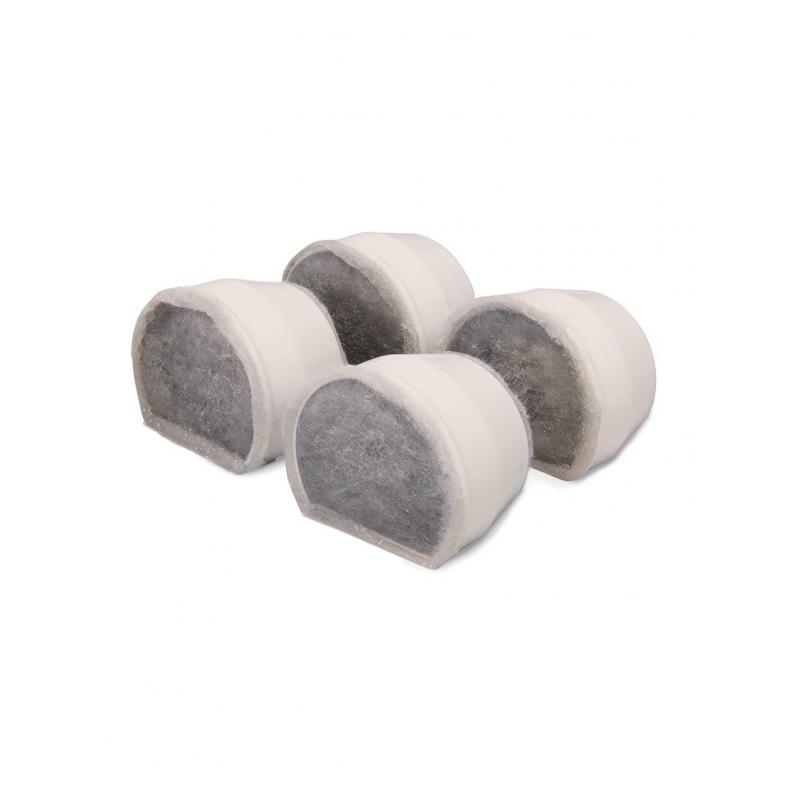 Petsafe - Replacement Charcoal Filter for  Seaside Fontaine - 4 pack - 5 x 5 x 1 inches - Pet Supplies