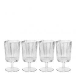 Stelton - Pilastro Wine Glass 0.18 L - 4 Pcs. - Home and Kitchen