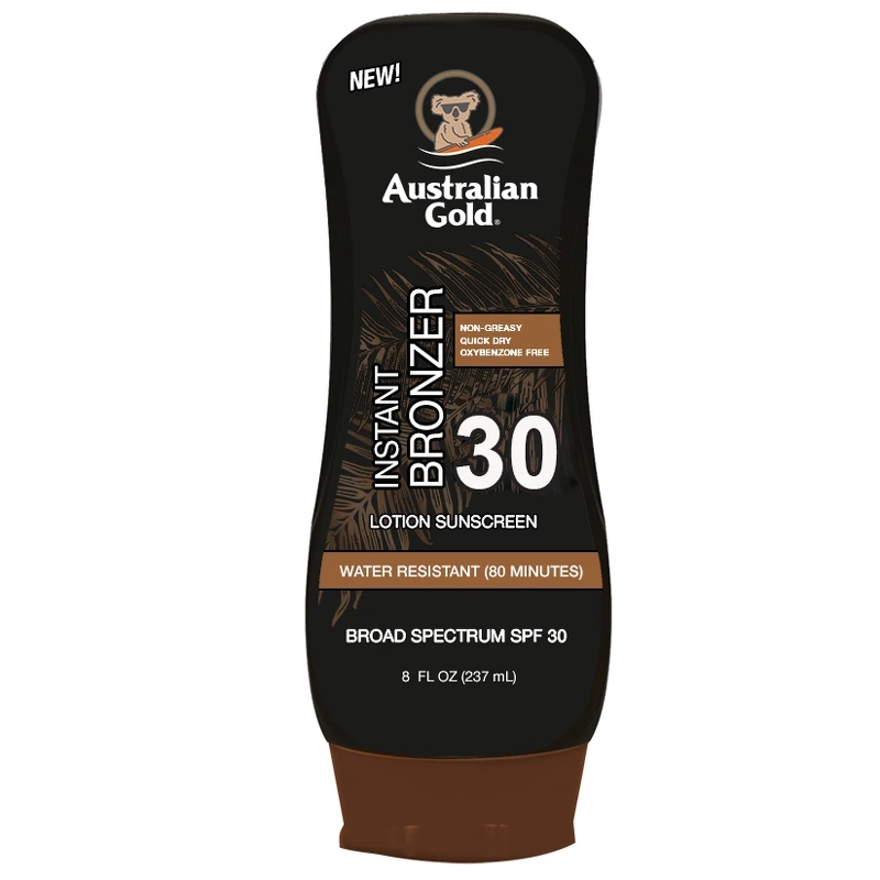 Australian Gold - Sunscreen Lotion with Bronzer SPF 30 237 ml - Beauty