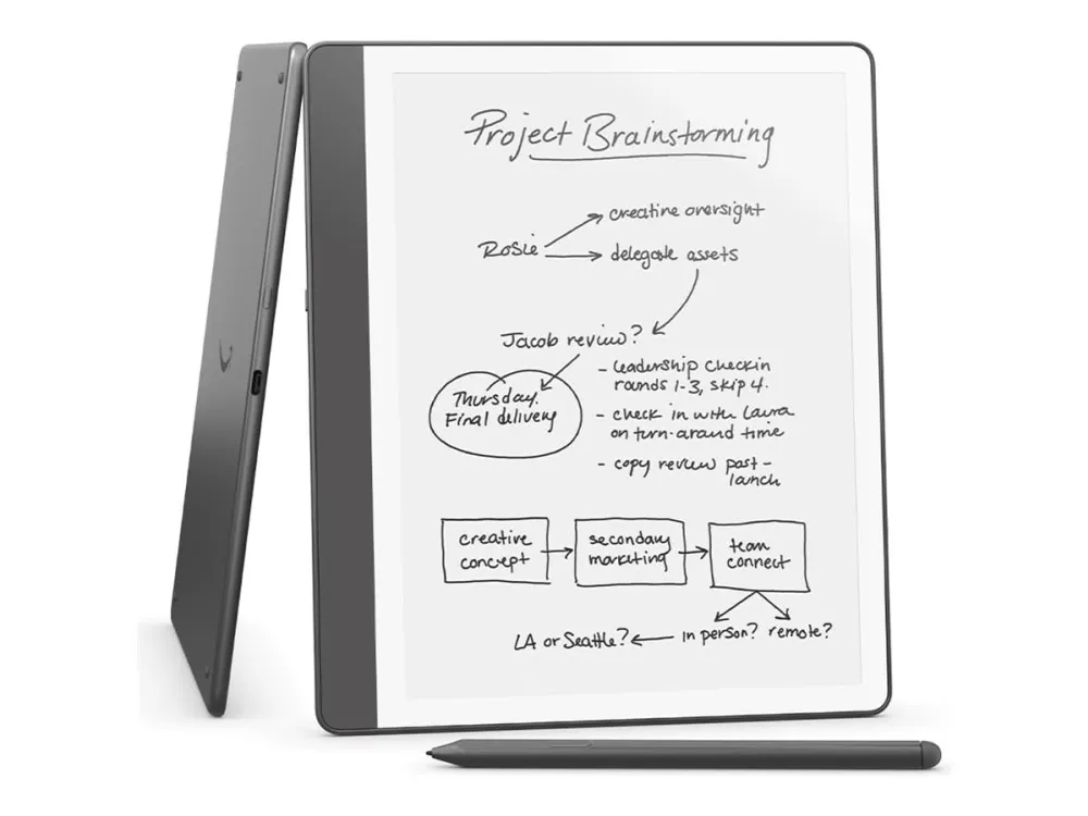 Amazon - Kindle Scribe 2024 16GB Premium Pen Grey - Electronics
