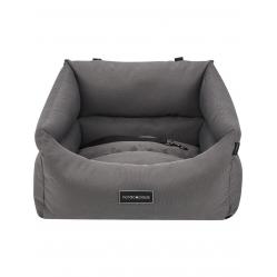 Nordic paws - Berta Carseat - Grey - 50 x 45 x 30 cm - Pet Supplies