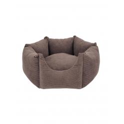 Nordic paws - Dogbed ComfyHex - Brown - Medium 65 x 65 x 25,5 cm - Pet Supplies