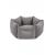 Nordic paws - Dogbed ComfyHex - Anthracite - Large 75 x 75 x 27 cm - Pet Supplies