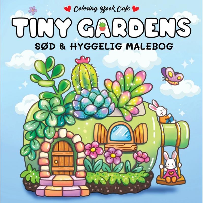 Tiny Gardens - Cozy Coloring: Cute and Cozy Coloring Book - Toys
