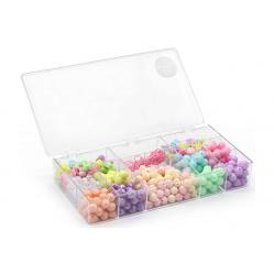 Pearl ´n Fun - Pastel perlemix m/elastiksnor assorted former (714206) - Toys
