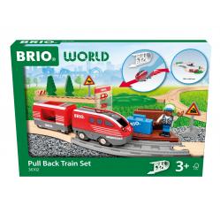BRIO - Pull Back Train Set (36102) - Toys