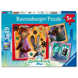 Ravensburger - Zootopia 2 3x49p (12004137) - Toys