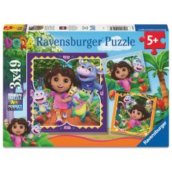 Ravensburger - Dora the Explorer 3x49p (12004197) - Toys
