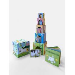 Dyrebørn på bondegården - Stabeltårn med dyrebørn - Toys