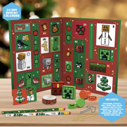 Minecraft Stationery 24 Days Advent Calendar - Toys