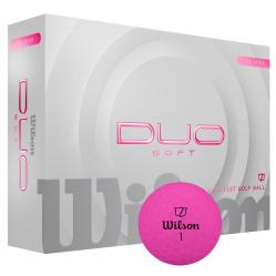 Wilson - Duo Soft Golf Ball Pink 12-ball - Sport and Outdoor