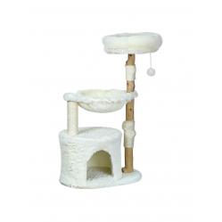 Nordic paws - Scratching Tree Wildwood 3 - White - 40 x 60 x 92 cm - Pet Supplies