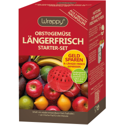 Wrappy Obst & Gemüse Längerfrisch starter set - W05-003-101 - Home and Kitchen