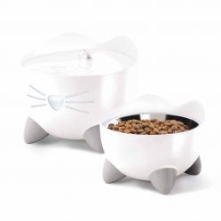 catit - Combo Kit Pixi - White - Pet Supplies