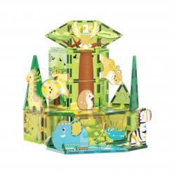 Picasso Tiles - Safari themed set with 8 animals (46 pcs) (PTQ12) - Toys