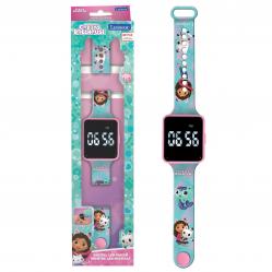 Lexibook - Gabby's Dollhouse LED Digital Watch (DMW060GDH) - Toys