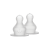 BIBS - Baby Bottle Nipple Round Silicone - Fast Flow - 2 pack - Baby and Children