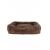 Nordic paws - Percy Dogbed - Brown - 70 x 55 x 17.5 cm - Pet Supplies