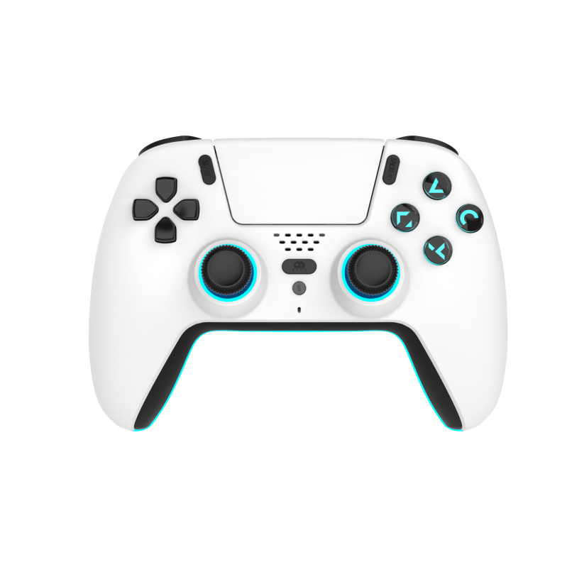 Trade Invaders - Wireless Bluetooth Controller for PS5- LED - White - PlayStation 5 Trade Invaders - Wireless Bluetooth Controller for PS5- LED - White - PlayStation 5