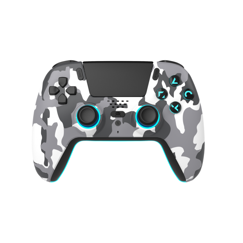 Freaks And Geeks - Wireless Bluetooth Controller for PS5- LED - White Camo - PlayStation 5 Freaks And Geeks - Wireless Bluetooth Controller for PS5- LED - White Camo - PlayStation 5