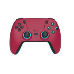 Trade Invaders - Wireless Bluetooth Controller for PS5- LED - Cherry Red - PlayStation 5