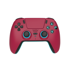 Trade Invaders - Wireless Bluetooth Controller for PS5- LED - Cherry Red - PlayStation 5