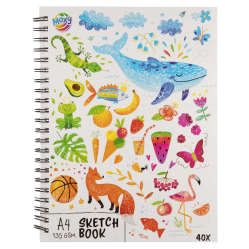 Moxy - Sketch book A4, 135 gsm, 40 sheets (110011) - Toys