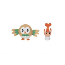 Pokemon - Battle Feature Figure - Tatsugiri & Rowlet (PKW4052) - Toys