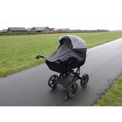 BabyDan - Super Safe Rain Cover - Black - 100 cm - Baby and Children