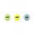 FLAMINGO - Dog Toy - Smash Tennis Balls - 6.5 cm x 3 - Pet Supplies