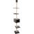 FLAMINGO - Scratching post BARWA - Grey - 35x35x264 cm - Pet Supplies