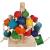 FLAMINGO - Kobb Mix Bird Toy - Bright Colors - 14 x 14 x 15 cm - Pet Supplies