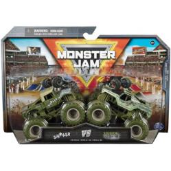 Monster Jam - 1:64 Die Cast 2 pack - Shaker vs Soldier Fortune - Toys