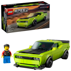 LEGO - Speed Champions - Dodge Challenger SRT Hellcat Sports Car (77237) - Toys