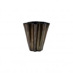 House Doctor - Flood Vase - H13 cm - Antique Brown - Home and Kitchen