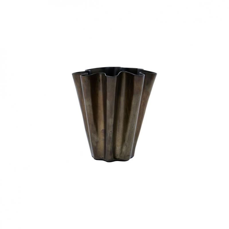 House Doctor - Flood Vase - H13 cm - Antique Brown - Home and Kitchen House Doctor - Flood Vase - H13 cm - Antique Brown - Home and Kitchen