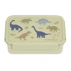 A little lovely company - Bento Lunch box - Dinosaurs - 22 x 7.5 x 14.5 cm - Home and Kitchen