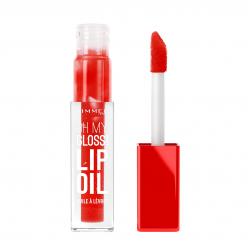 Rimmel - Oh My Gloss! Lip Oil, Lip Gloss - 004 Vivid Red - Beauty