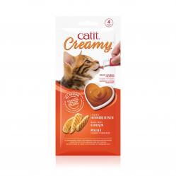 Catit - Creamy Premium Treat for Cats - Chicken - 4x10g - Pet Supplies