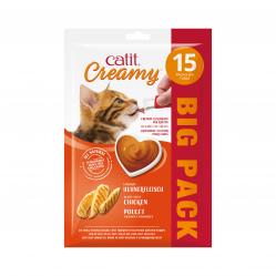 Catit - Creamy Premium Treat for Cats - Chicken - 15x10g - Pet Supplies