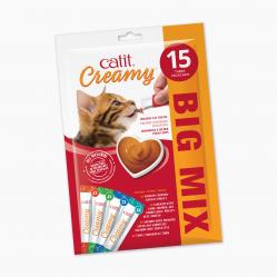 Catit - Creamy Premium Treat for Cats - Chicken - Multi Pack (15x10g) - Pet Supplies